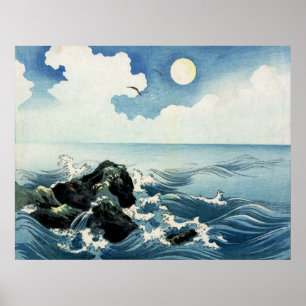 Ilha de Kojima, onda grande. Impressão de