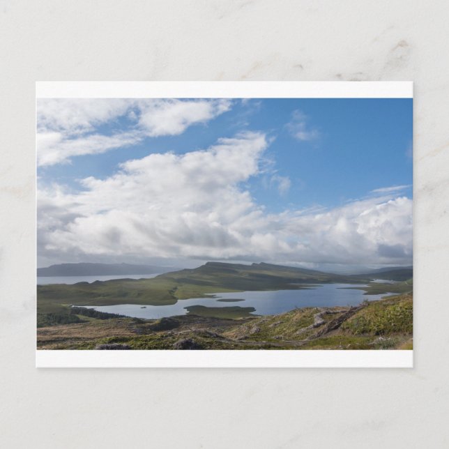 Ilha de Skye Cartão Postal da Escócia (Frente)