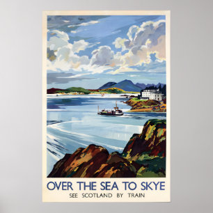 Ilha de Skye, Escócia Poster Impressão de Viagem V