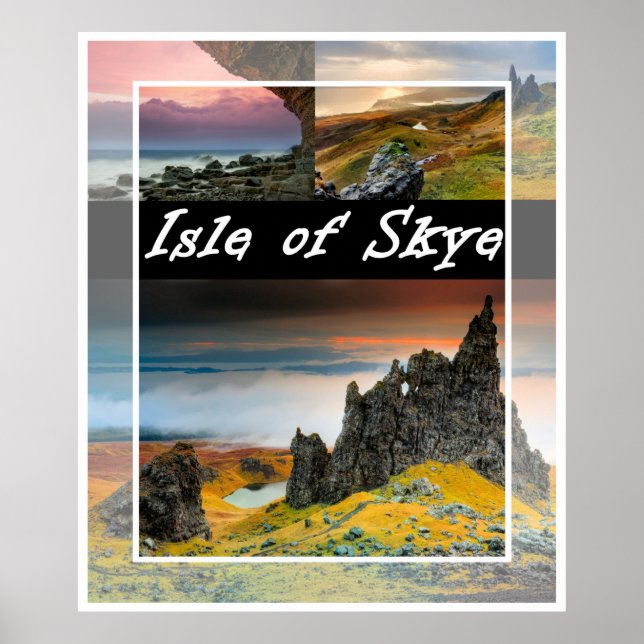 Ilha de Skye: poster paisagista (Frente)