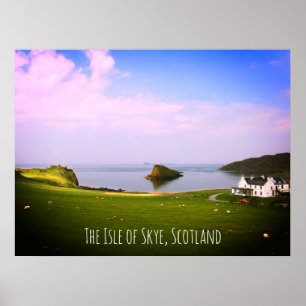 Ilha de Skye, Scotland, poster bonito
