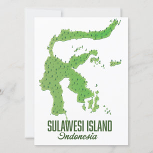ilha de Sulawesi Indonésia mapa