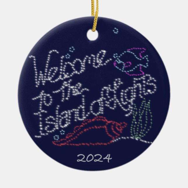 Ilha do Enfeites de natal das Luzes (Frente)