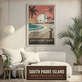 Ilha do Padre do Sul - Poster Costeira Retroal