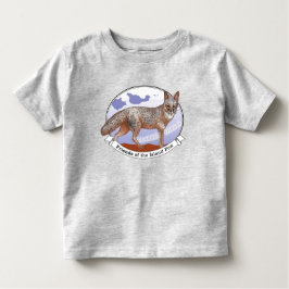 Ilha Fox Logo Cinza Toddler T-Shirt