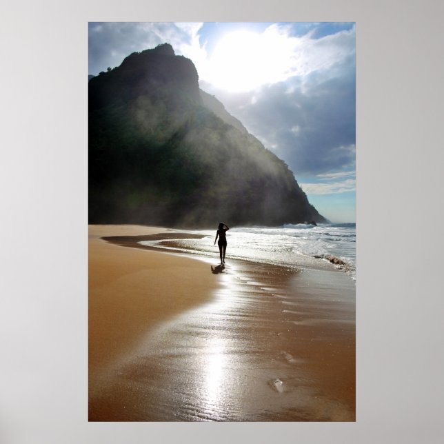 Ilha na poster Sun 20x30 (Frente)