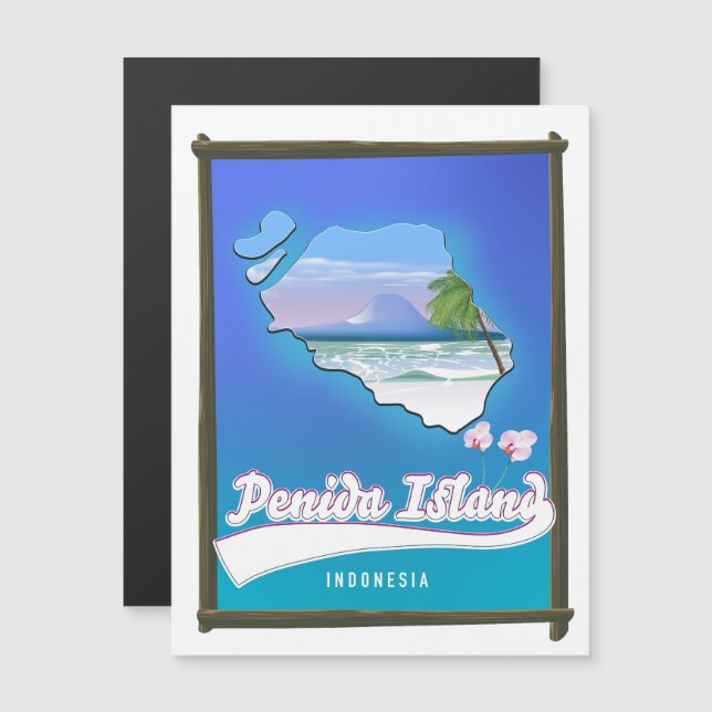 Ilha Penida Indonésia (Frente/Verso)