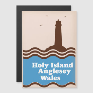 Ilha Sagrada, Anglesey, País de Gales pôster de vi