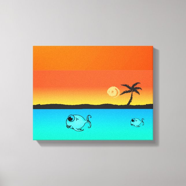 Ilha Sunset Canvas (Frente)