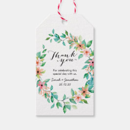 Ilha Tropical Luau Weding Obrigado etiquetas