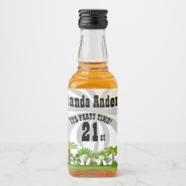 Ilha Tropical Palm Tree Sunset