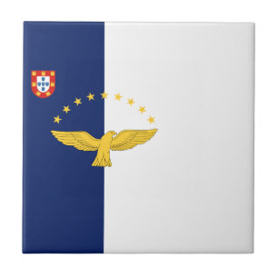 Ilhas Açores, bandeira Azulejo cerâmico