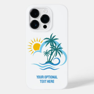 Ilhas Tropicais de Nome e Texto Personalizado