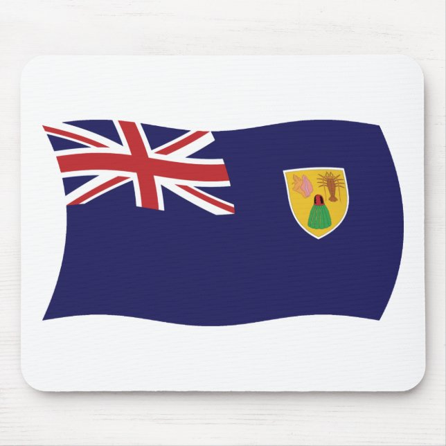 Ilhas Turcas e Caicos Flag Mousepad (Frente)