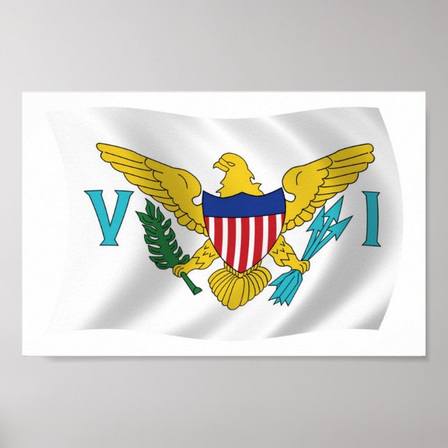 Ilhas Virgens dos Estados Unidos Poster Impressão (Frente)