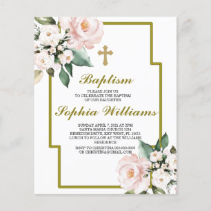 Ilitação do Batismo Branco e Rosa de Orçamento