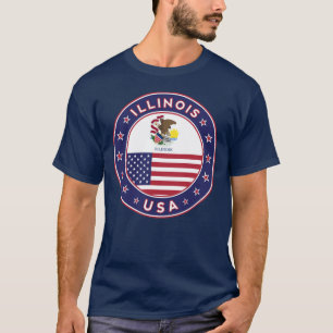 Illinois, t-shirt de Illinois,