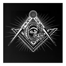 Illuminati Todos Vendo Símbolo de Freemason Ocular