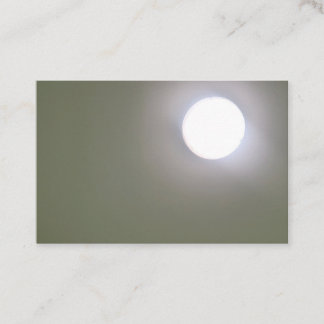 Iluminação brilhante Cartão de visita