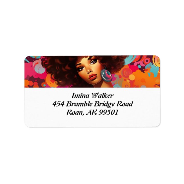 Iluminação de Diva: Etiqueta de Delícias Diva-ish (Frente)