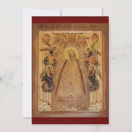 Iluminador das Mentes Mãe de Deus Cartão de oração