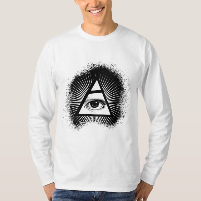 Iluminati Classic T-Shirt Terceiro olho  (Frente)