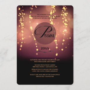 Ilumine acima o convite do baile de formatura do