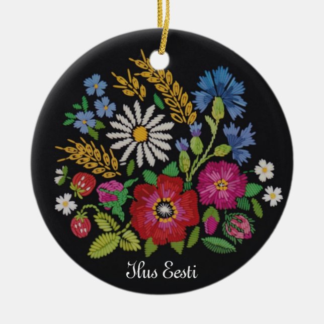 Ilus Eesti - enfeites de natal bonitos de Estónia (Frente)