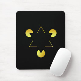 Ilusão da Estrela Dourada Mousepad
