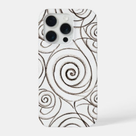 Ilusão Óptica de Tesselação Espiral Monocromática