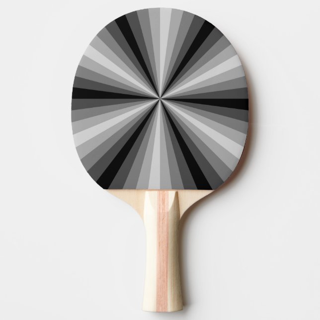 Ilusão Óptica Raquete de Ping Pong Preta (Frente)