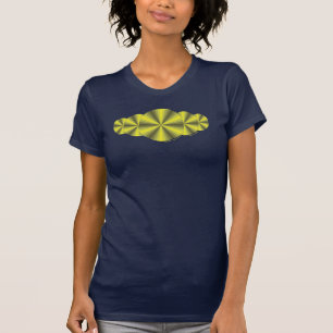 Ilusões Ópticas Camisa Escura Amarela Feminino
