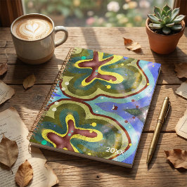 Ilustração abstrata floral botânica planejador