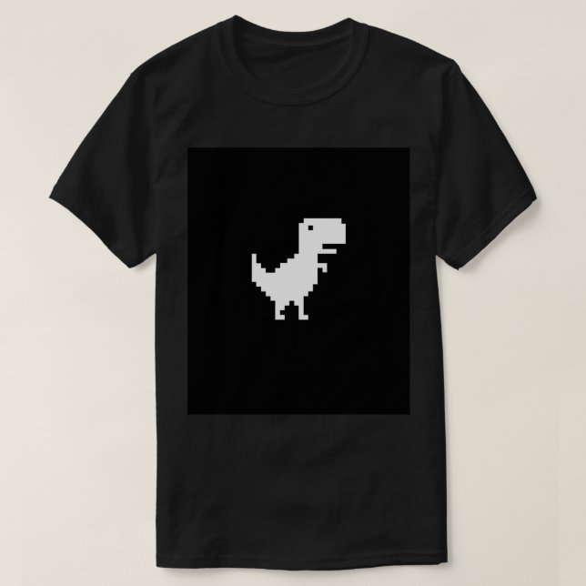 Ilustração da camiseta Dino (Frente do Design)
