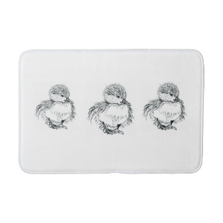 ilustração da caneta e da tinta do tapete de banho