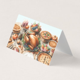 Ilustração de Ação de Graças em Aquarela