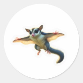 Ilustração de adesivo de pet exótico Sugar Glider 