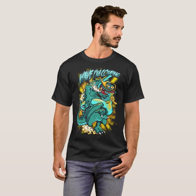ilustração de animal, Camiseta impressa presente (Frente Completa)