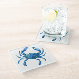 Ilustração de Aquarela de Caranguejo Azul - Vida n