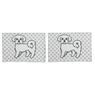Ilustração de Cão de Cartoon Cortado Maltês