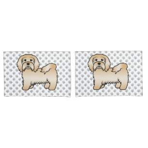 Ilustração de Cão de Cartoon Cute em Fawn Havan