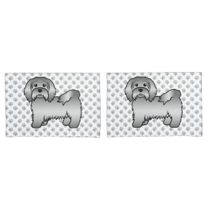 Ilustração de Cão de Cartoon Gelado em Silver Hava