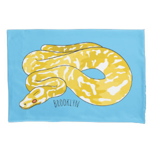 Ilustração de cobra de pitão birmanês
