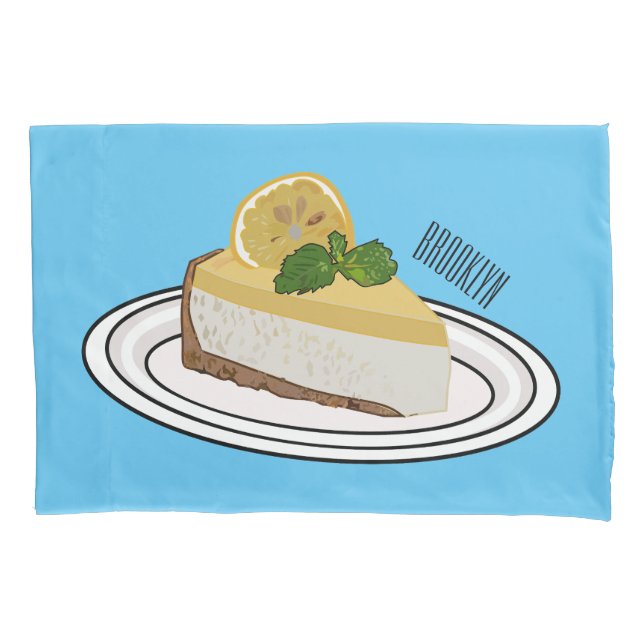 Ilustração de desenho animado com queijo limão (Frente)