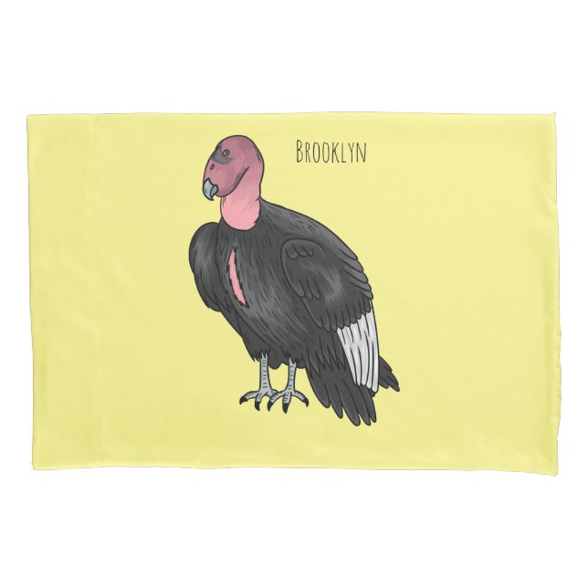 Ilustração de desenho animado de aves condor da Ca (Frente)