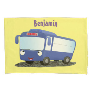 Ilustração de desenho animado de ônibus moderno