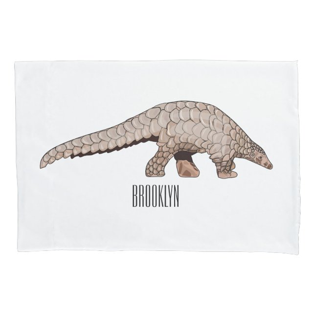 Ilustração de desenho animado de Pangolin (Frente)