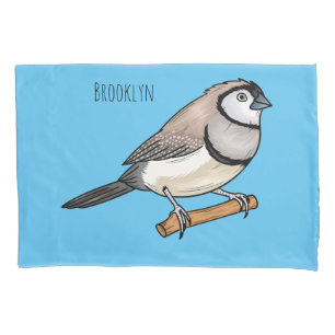 Ilustração de desenho animado de pássaros de barba