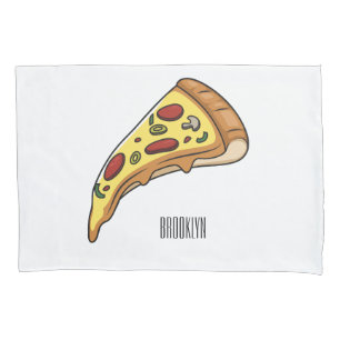 Ilustração de desenho animado de pizza