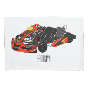 Ilustração de desenho de corrida de Kart